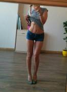 My Daddy Said That I Look Like A Whore In This Little Shorts... What Do You Think? ...